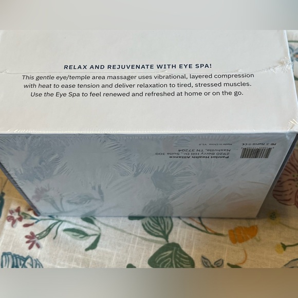 NEW Patriot Health Eye Spa At Home Massaging Device - Picture 5 of 7